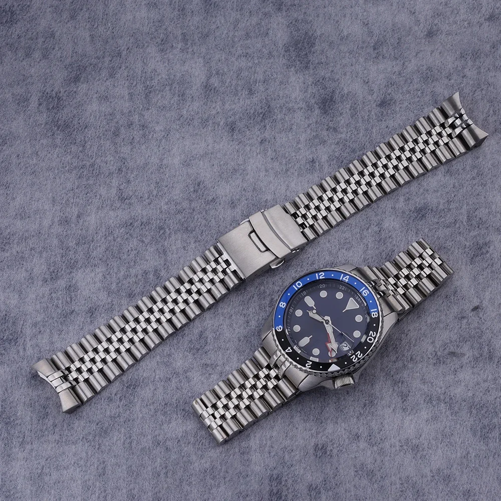 Seiko Watch 5 Sports - Carlywet 22mm Jubilee Kayış Seiko 5