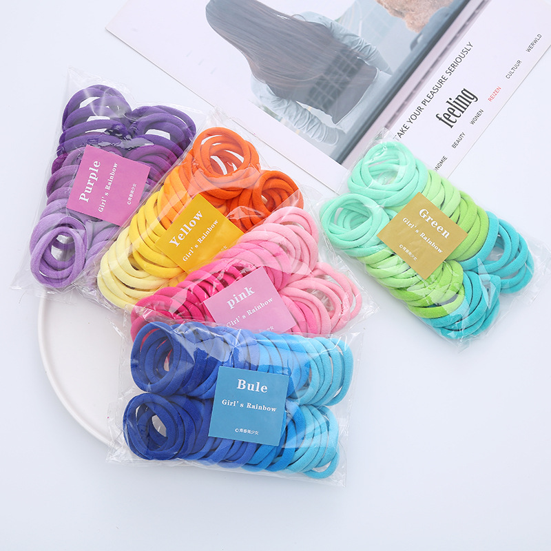 Silicone Band Women - 50 adet/takım kadın kızlar temel saç