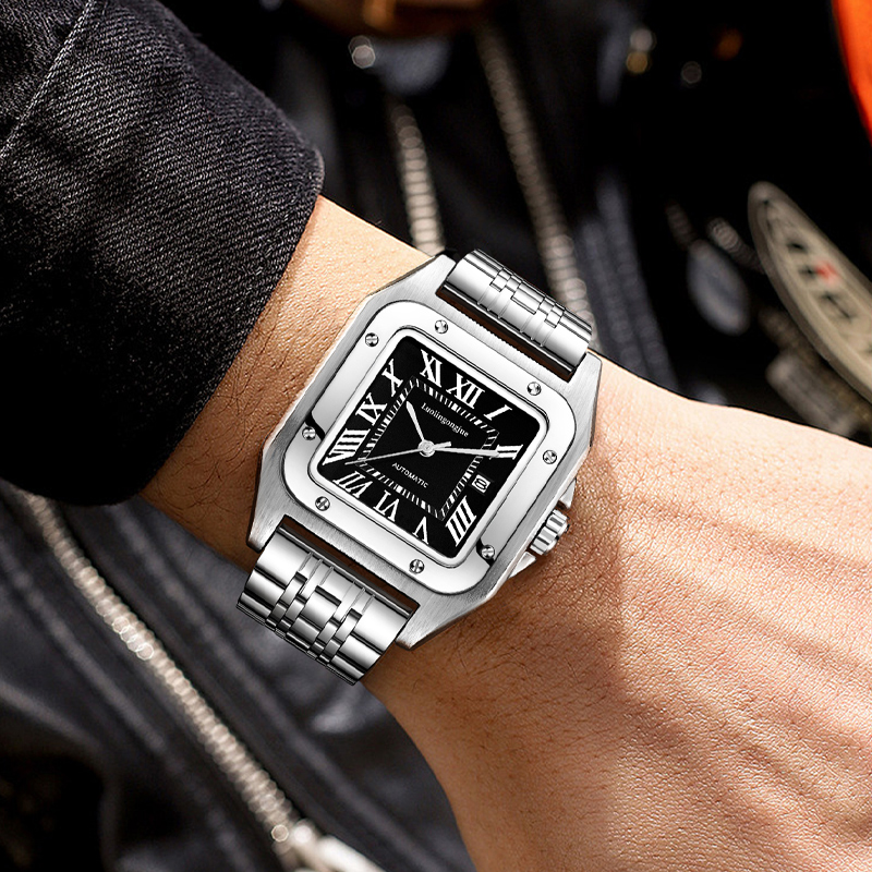 Cartier Watch Tank - Erkekler için Yüksek Kaliteli Lüks Kare