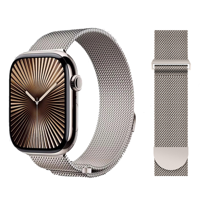 Milanese Loop Magnetic - Milanese Loop Kayış Apple Watch Kordonları