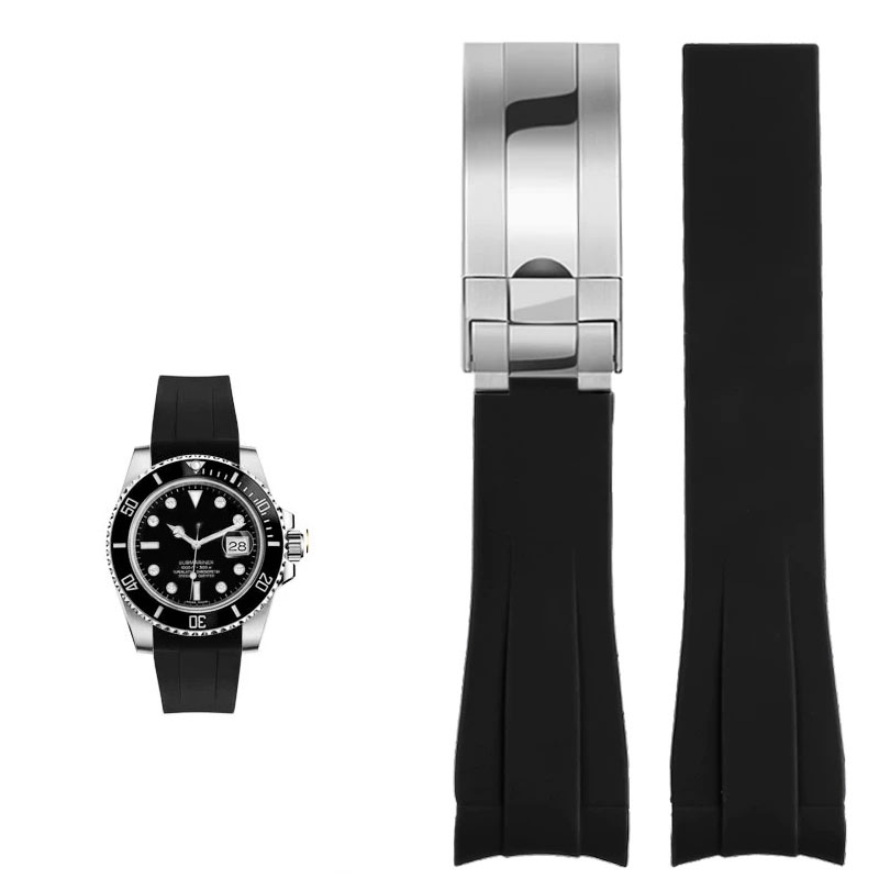 Rolex için 20mm Silikon Saat A - Rolex Watch Submariner incelemesi ve fiyatı