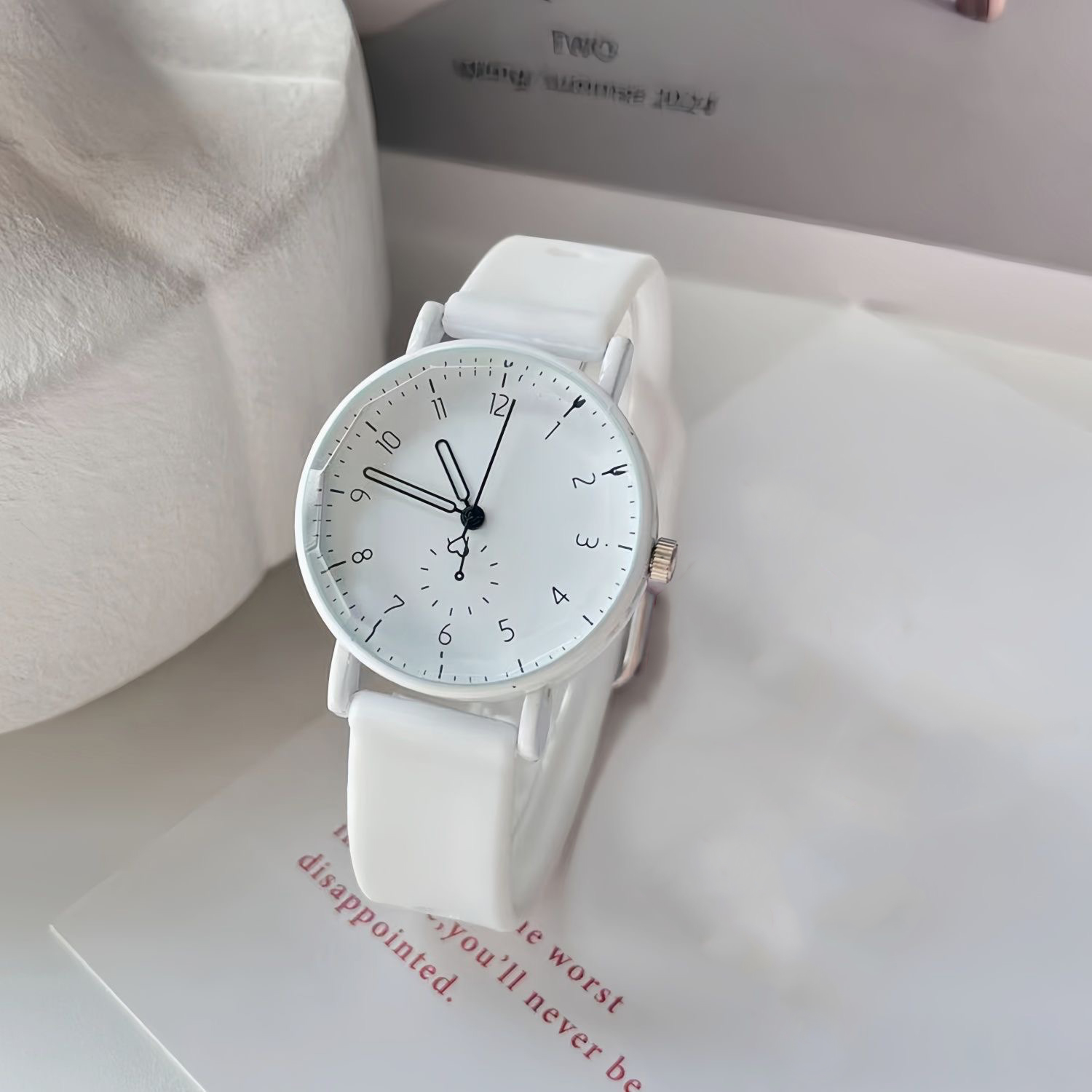 Moda Arapça Kadran Kadın Kuvar - Silicone Band Women incelemesi ve fiyatı