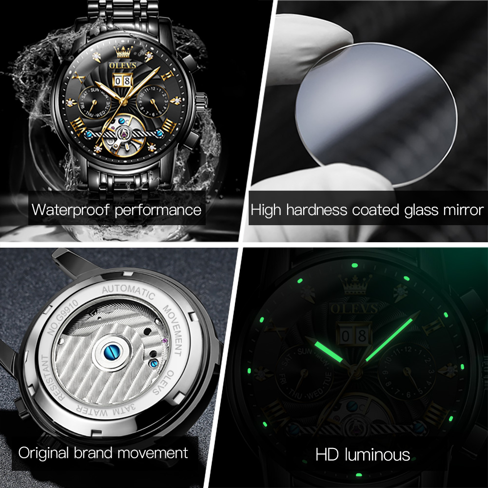 OLEVS Klasik erkek Saatleri To - Rolex Watch Datejust incelemesi ve fiyatı