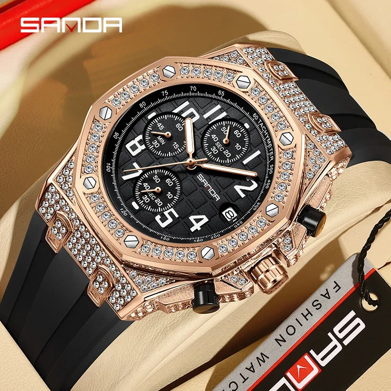 SANDA 7026 Erkek Kuvars Saat M - Tropic Strap Vintage incelemesi ve fiyatı