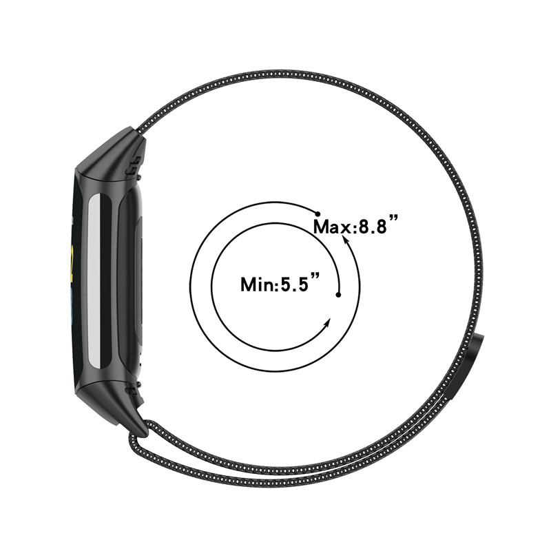 Metal Band Fitbit şarj için 5  - Milanese Loop Magnetic incelemesi ve fiyatı