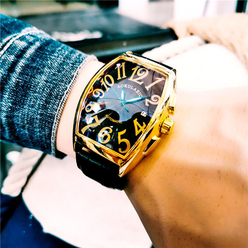 Lüks Erkek Mekanik Saati, Fıçı - Cartier Watch Tank incelemesi ve fiyatı