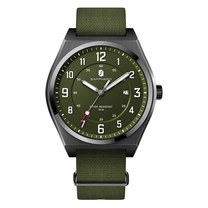 SAPPHERO erkek spor Quartz saa - Tropic Strap Vintage incelemesi ve fiyatı